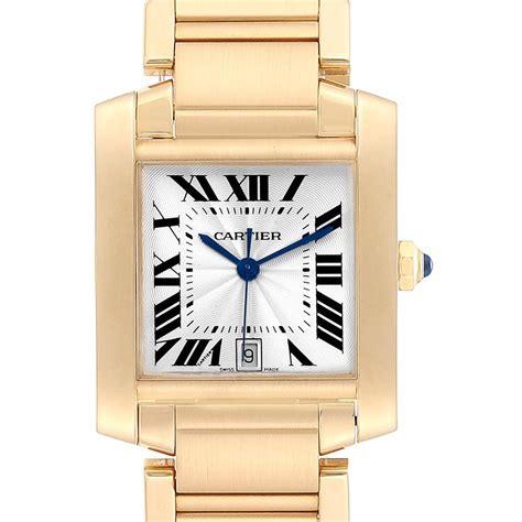 cartier tank francaise large gold